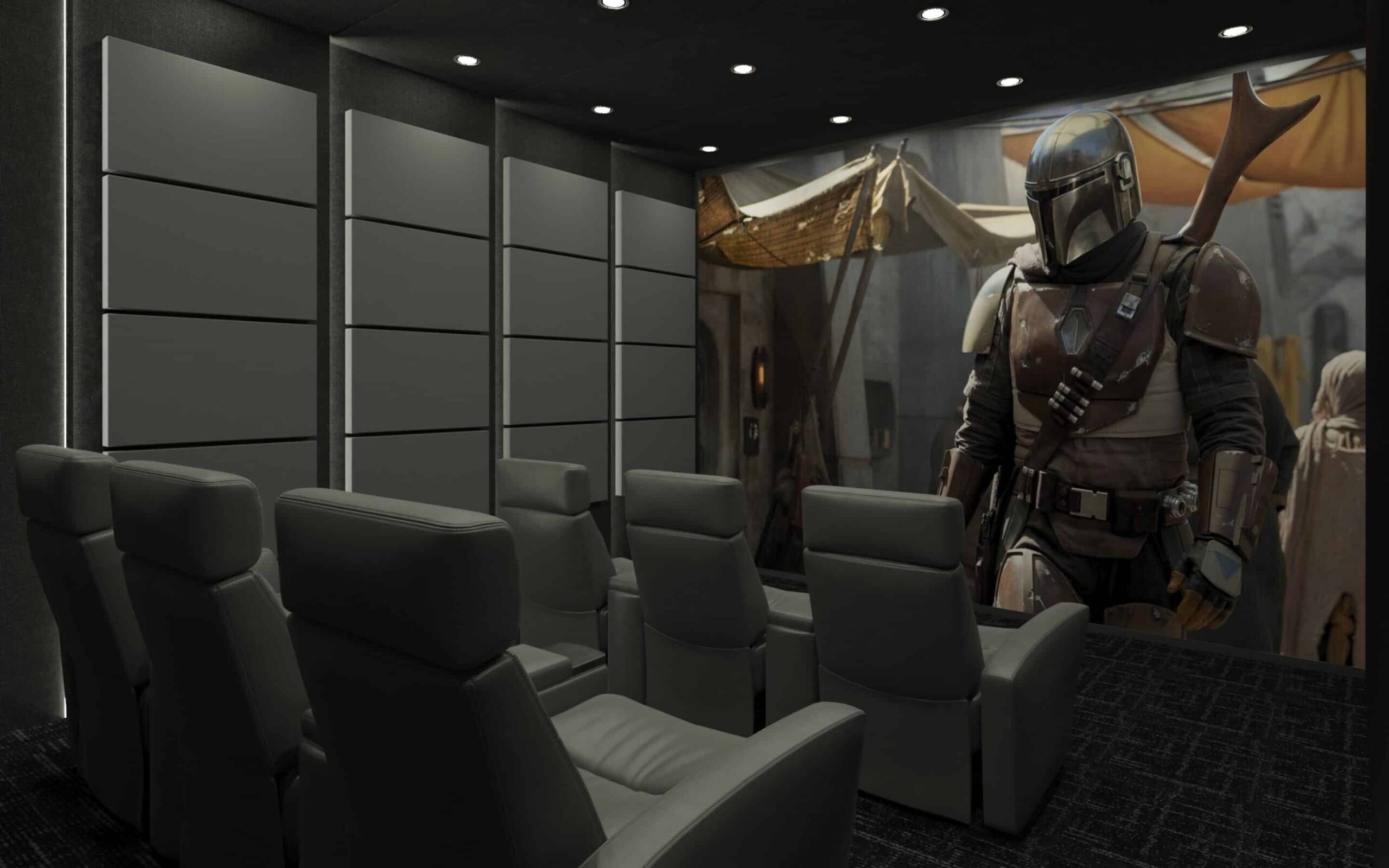 Dark Executive Meeting Room