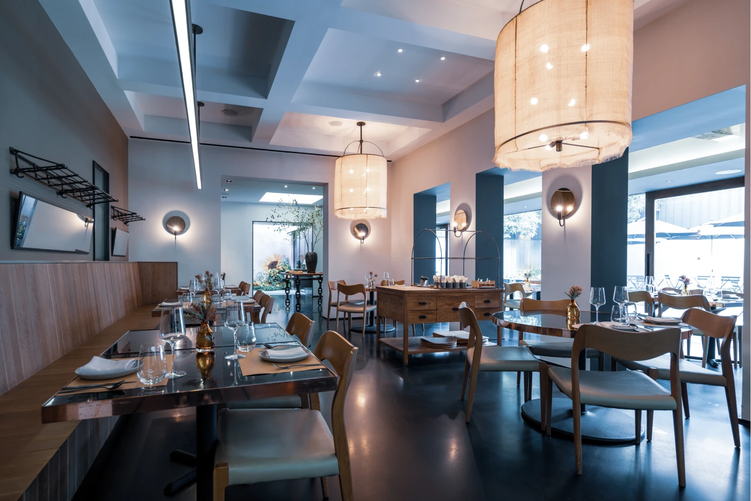 Modern Restaurant Dining Area